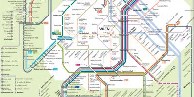Карта Відень S7 маршруту