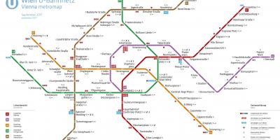 Карта Відня додатки Metro 