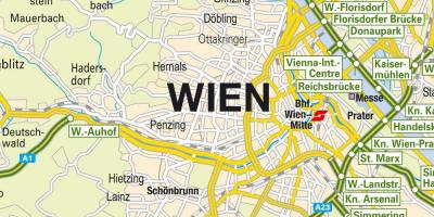 Карта Відня