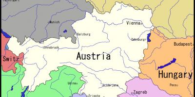 Карта Відня та околиць