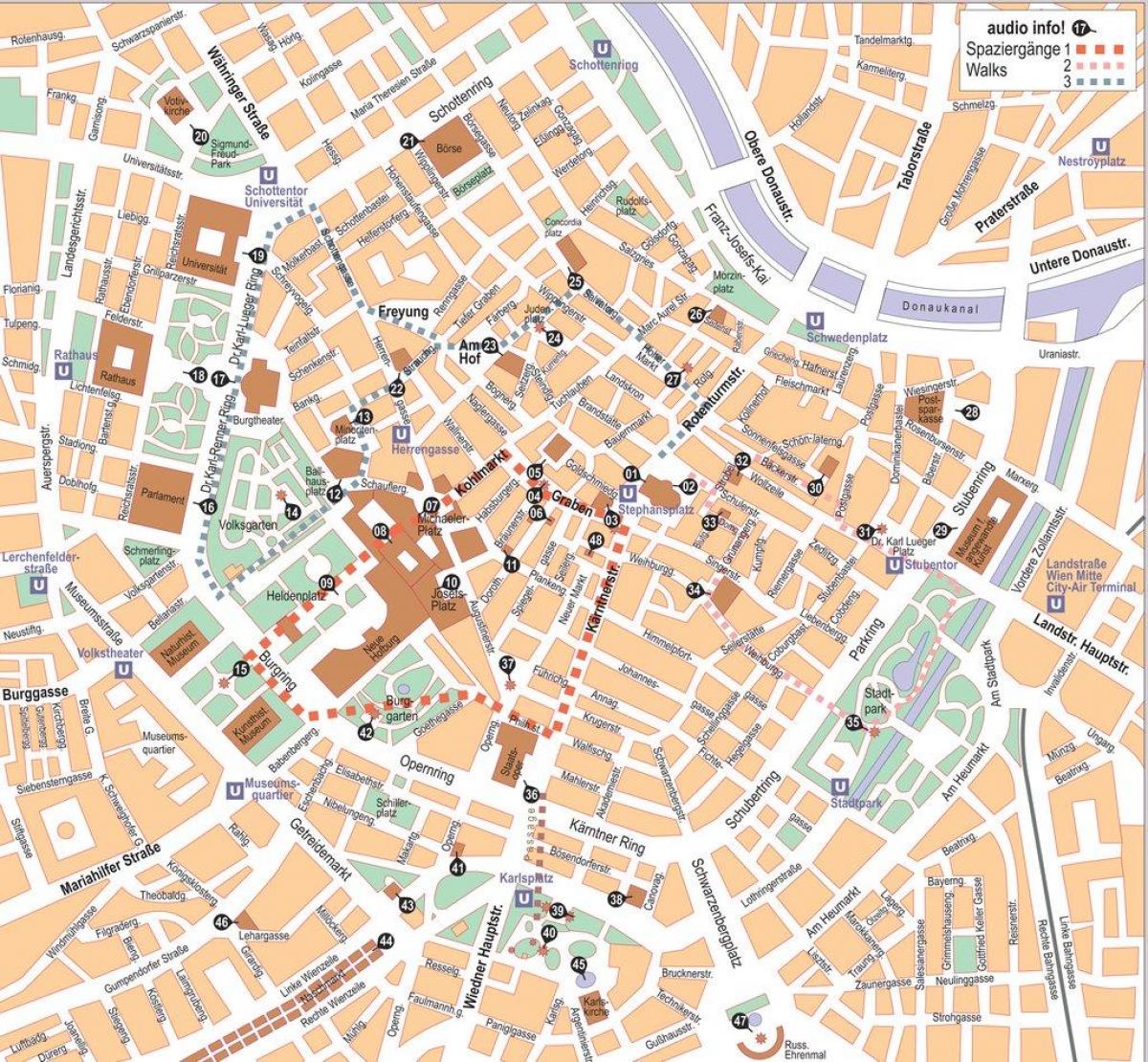 Карта Відня оффлайн міста