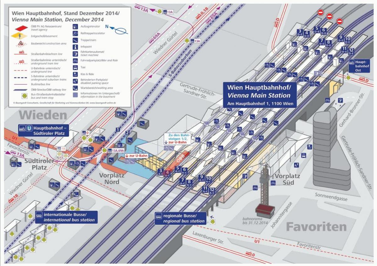 Карта Відня платформи ДСК 
