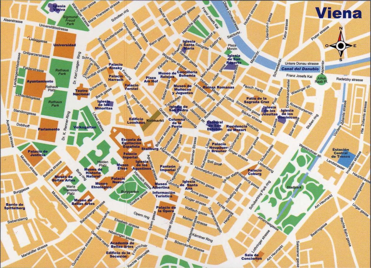Карту вулиця Центральна Вена