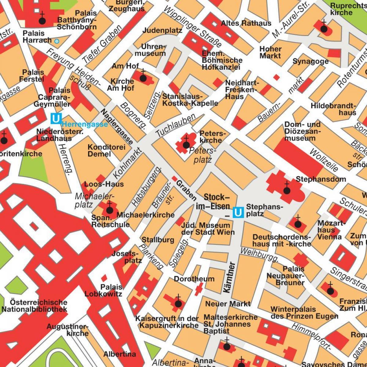 Віденський центр на карті