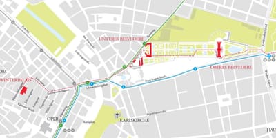 Карта бельведер у Відні