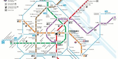 Вени на s Bahn карта
