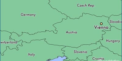 Відень на карті