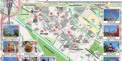 Карта Віденський парк і їздити