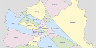 Відень Австрія район на карті