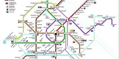 Відень метро карта