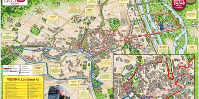 Великі автобусні тури Відень карта