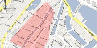 Карта Відня червоних ліхтарів