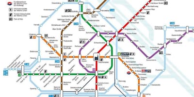 Відень карта метро 