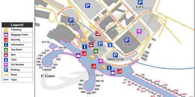 Аеропорт Відень карта