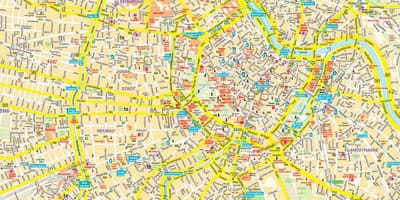 Відень внутрішня карта міста