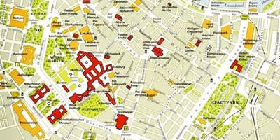 Відень історичний центр на карті 