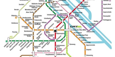 Кішка міська електричка аеропорт Відень карта