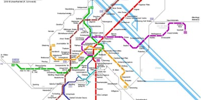 Карта убан Відень