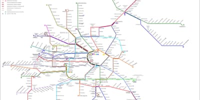 Відень strassenbahn карті